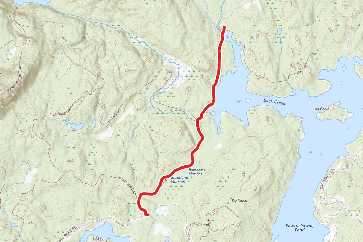 Fundy Trail via State Park Road