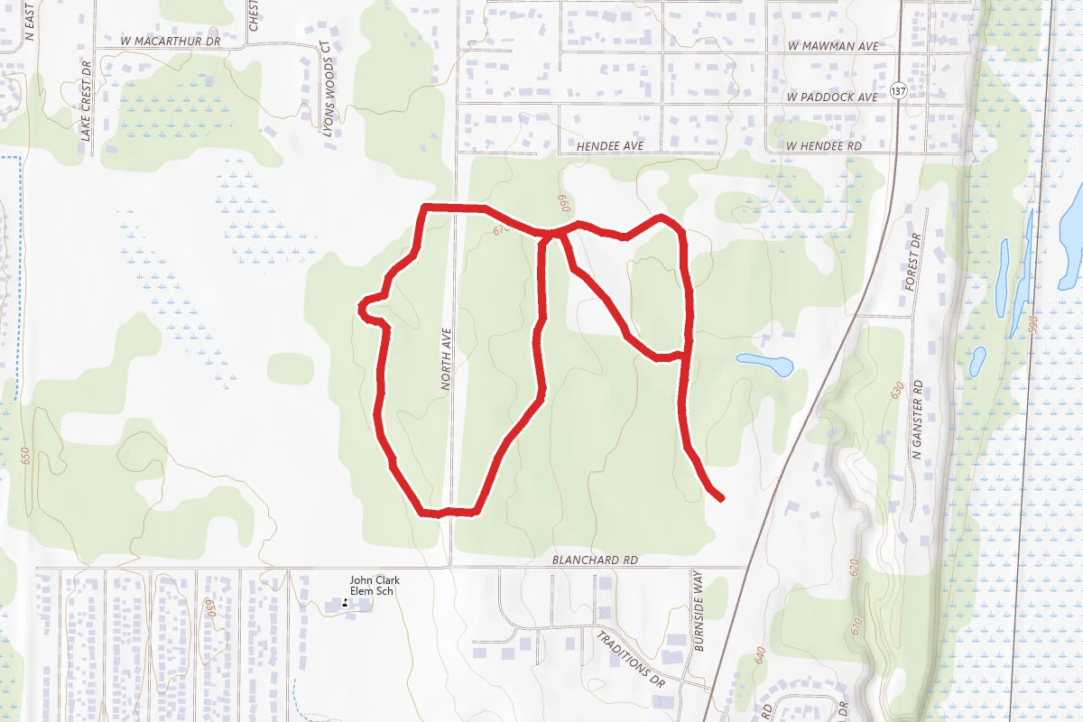Lyons Woods Loop Trail