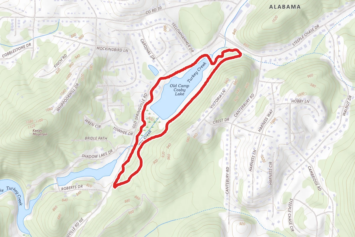 Cosby Lake Loop