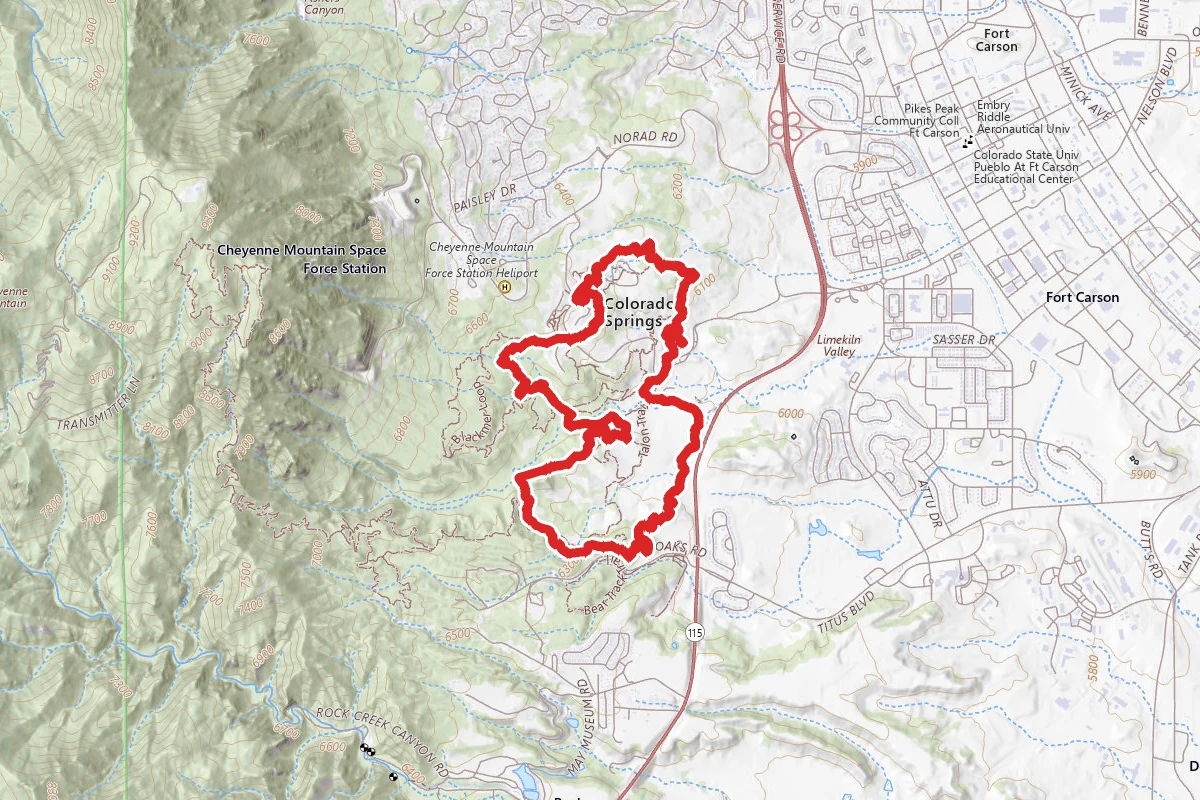 Cheyenne Mountain Long Loop