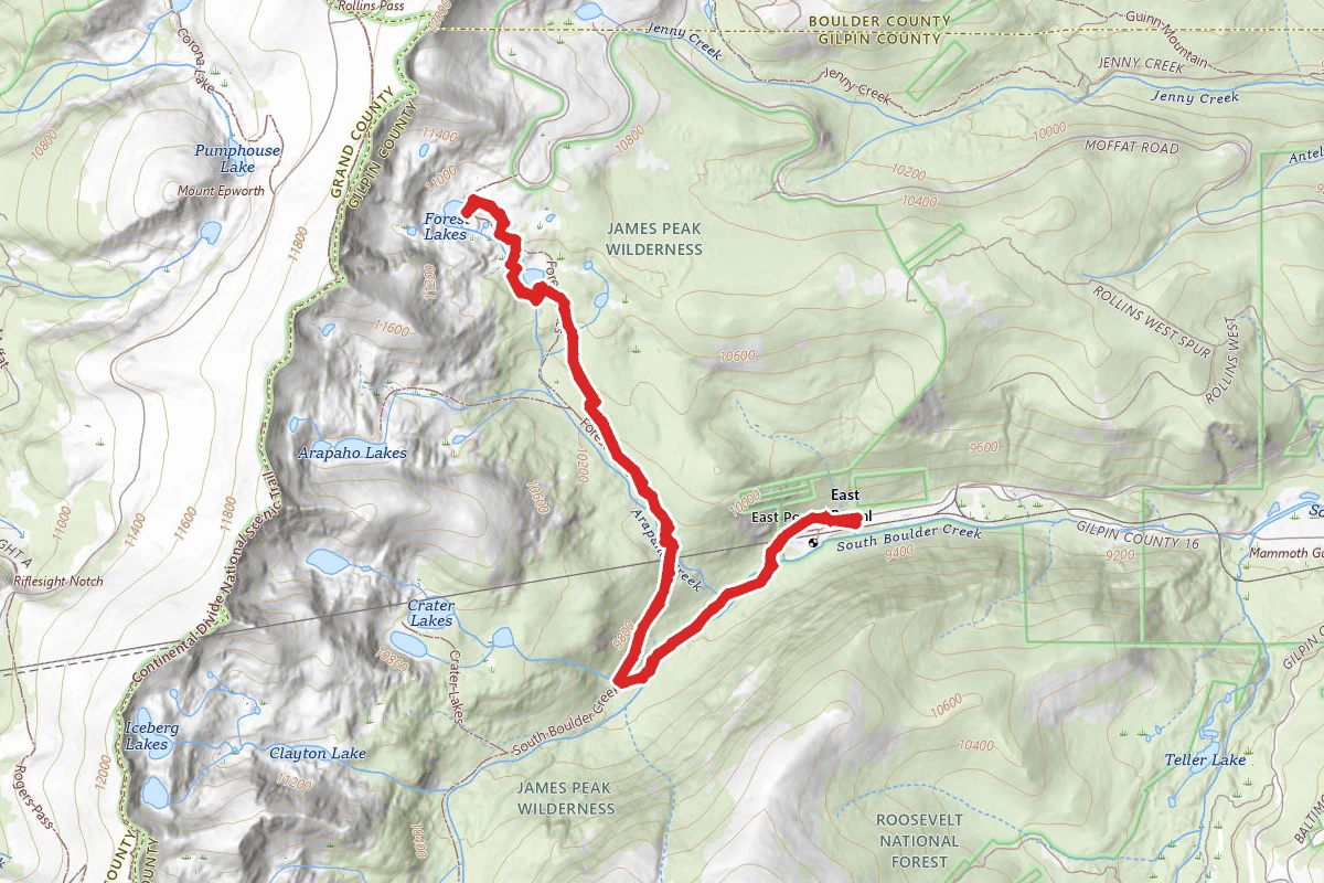 Upper Forest Lakes Trail