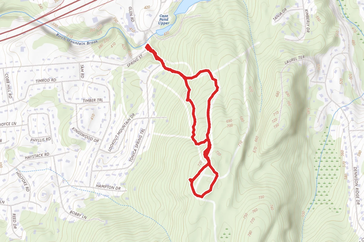 Case Mountain via Spring Street Loop