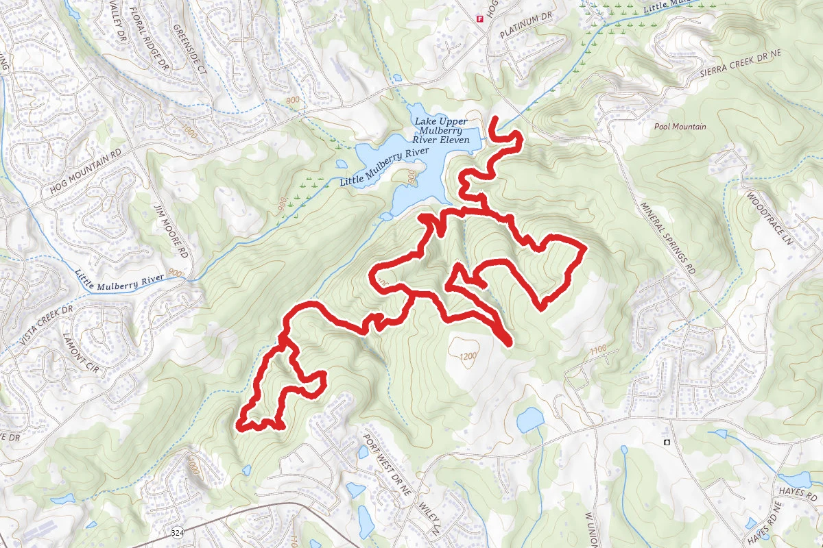 East Mulberry Equestrian and Ravine Loop Trail