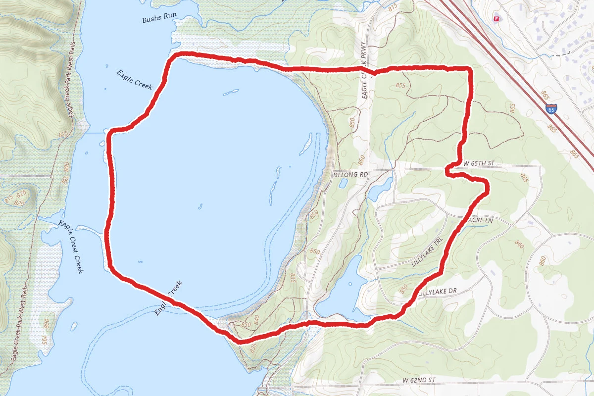 Eagle Creek Volksmarch and South Overlook Loop