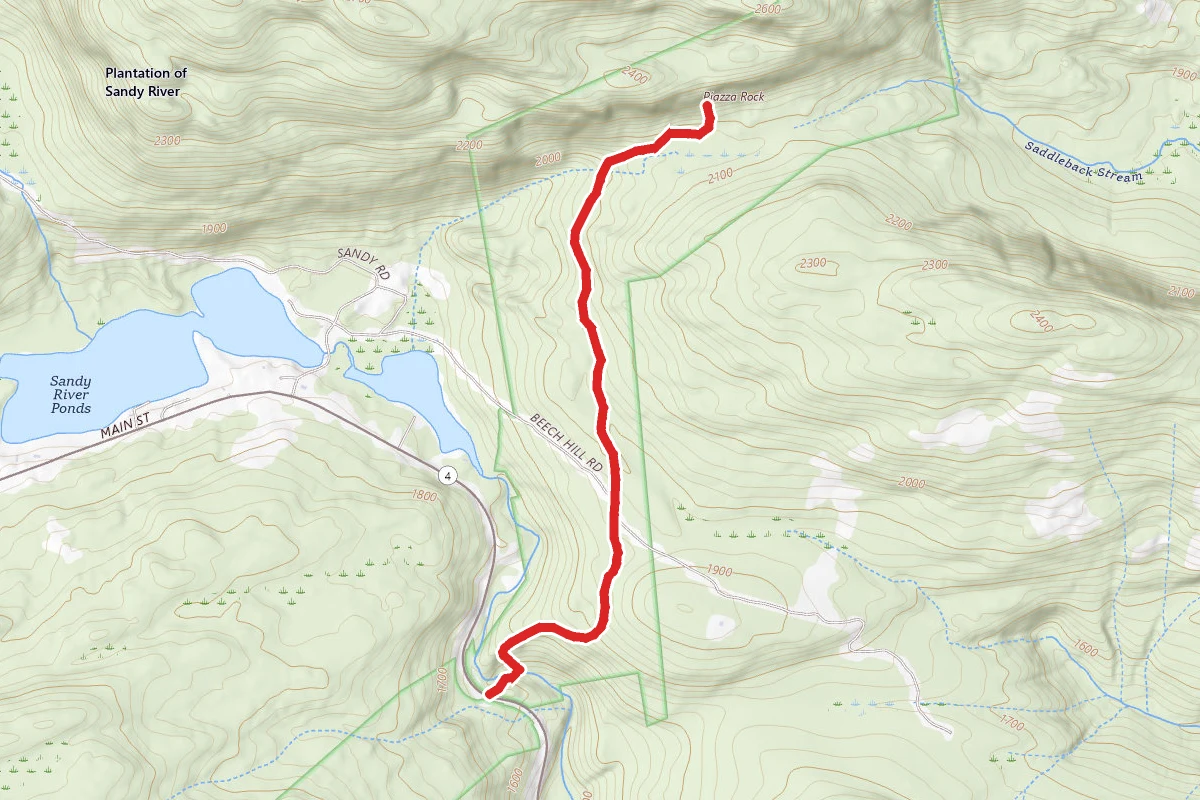 Piazza Rock via Appalachian Trail