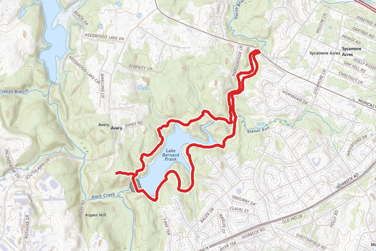 Lake Bernard Lakeside Loop
