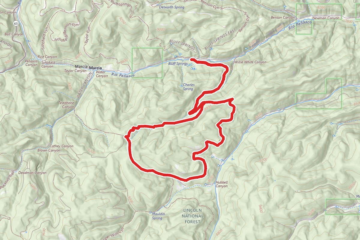 Willie White and Wills Canyon Loop Trail