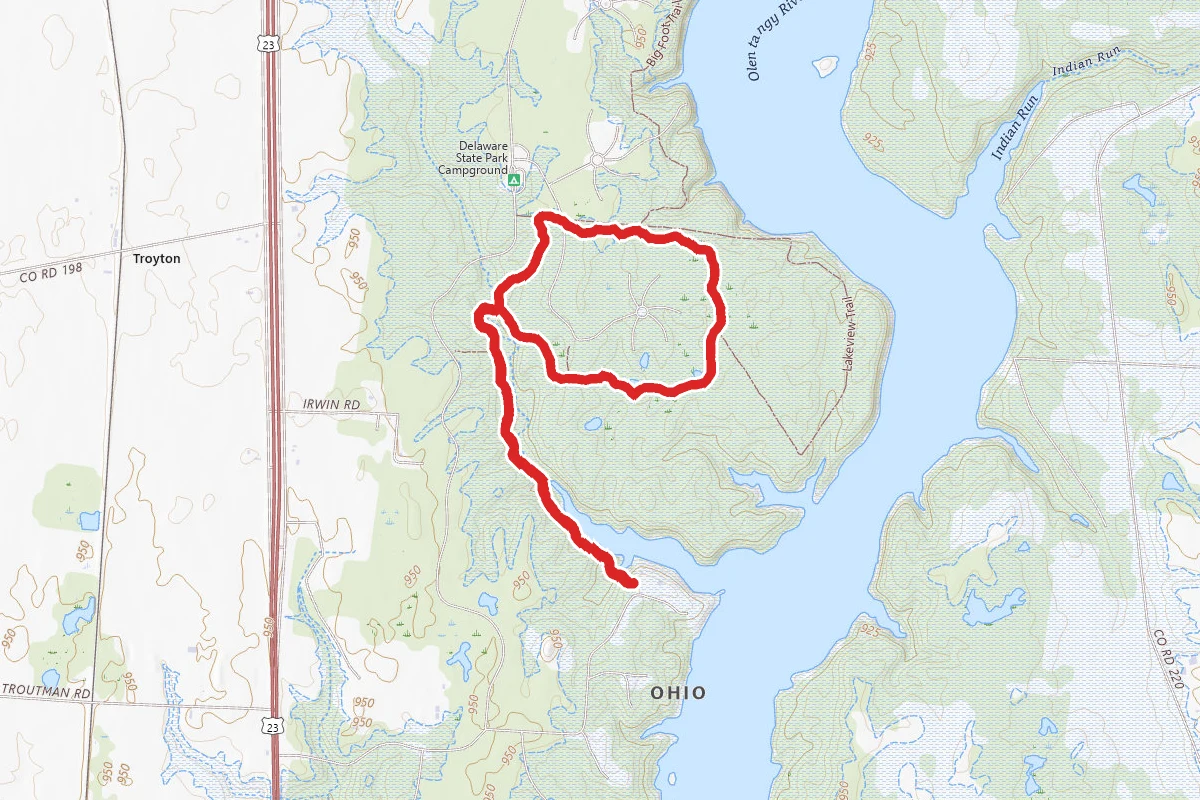 Mink Run and Briar Patch Trail Loop