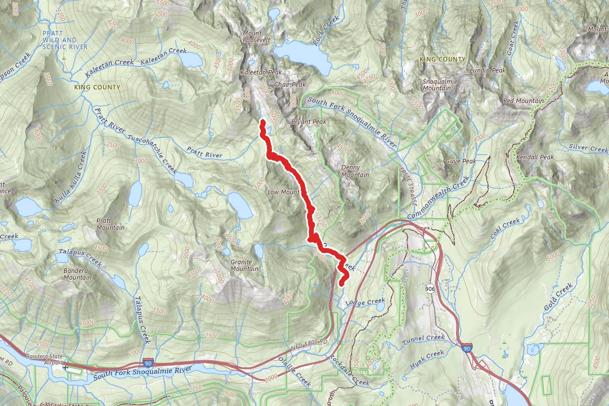 Melakwa Lake via Denny Creek Trail