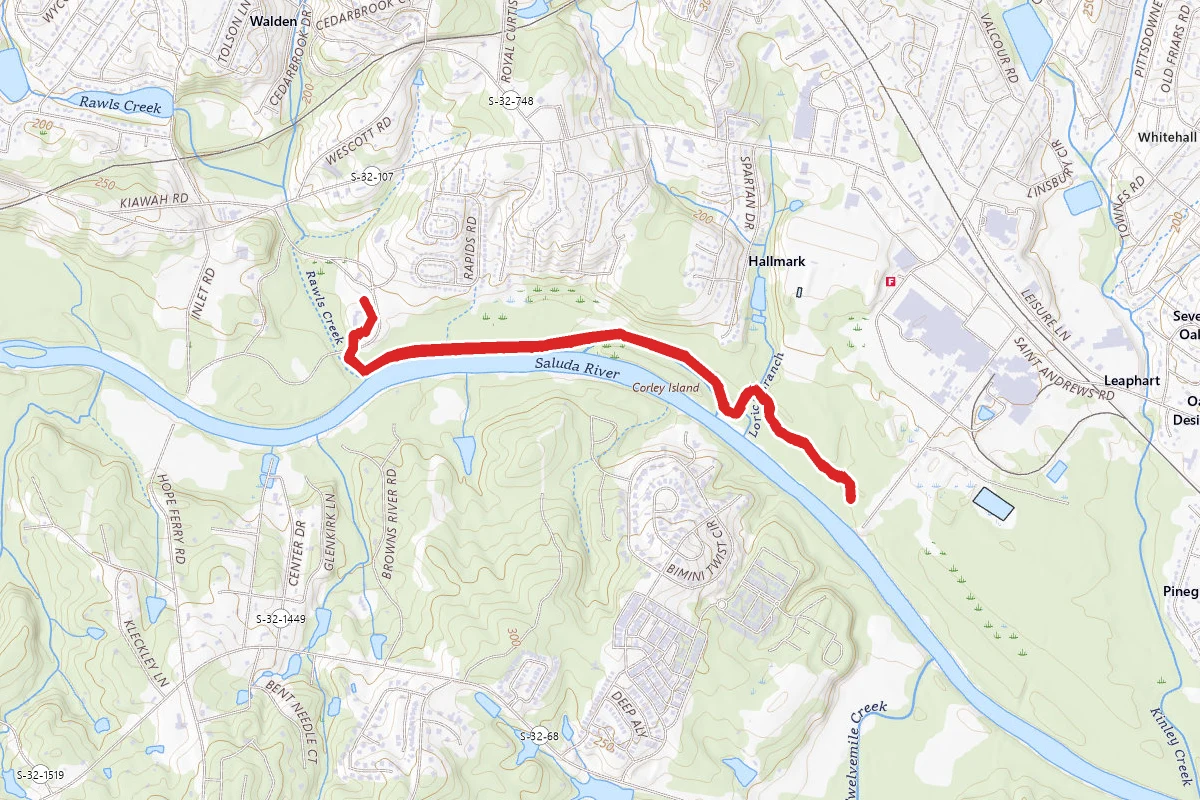 Saluda Shoals Trail