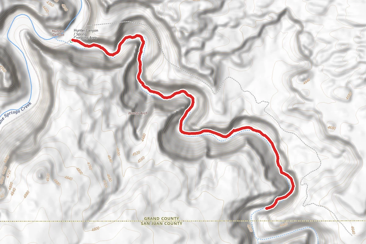 Hunter Canyon Trail