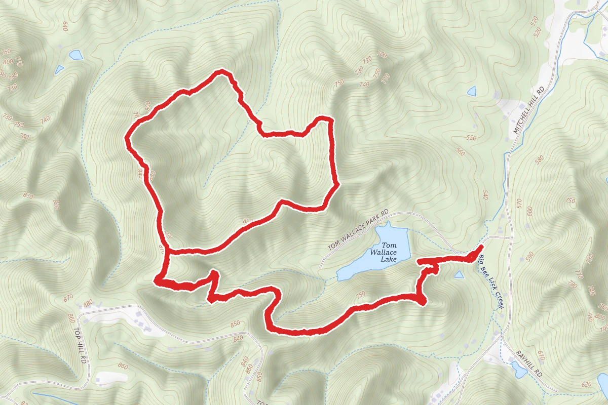 Purple Heart Trail via Siltstone Trail