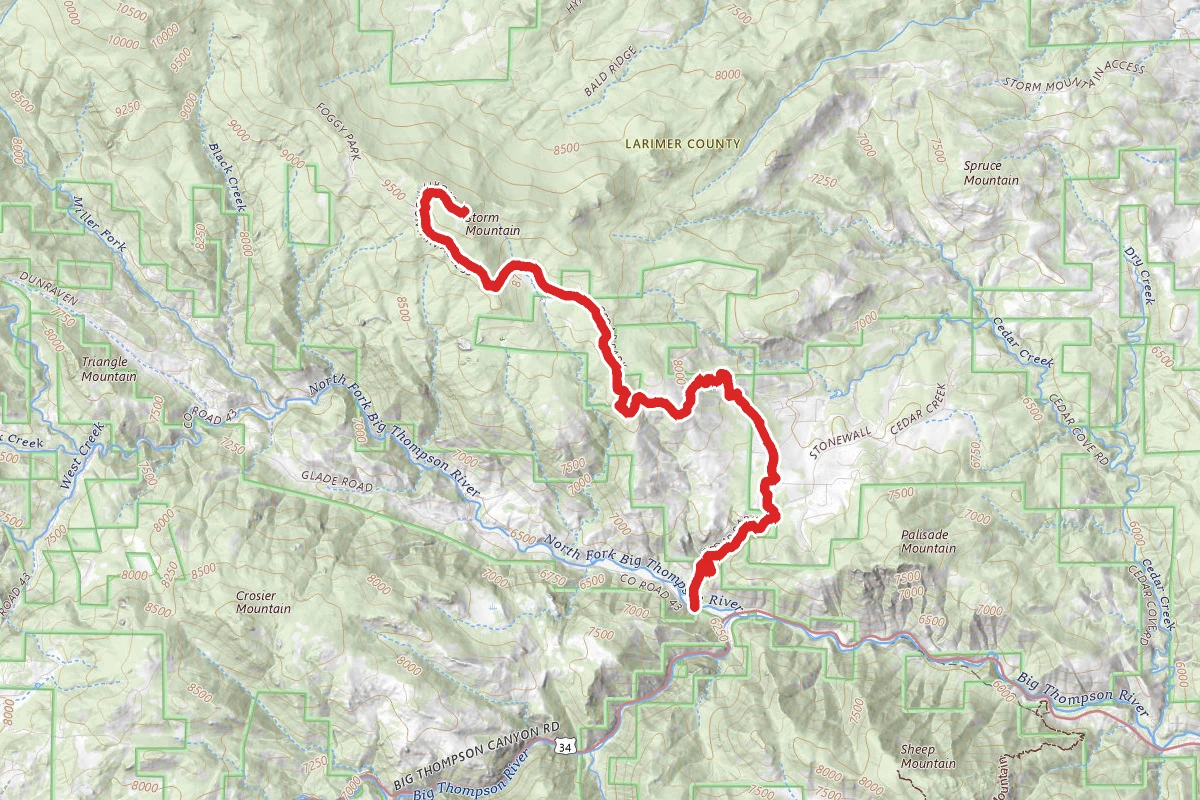 Storm Mountain OHV Route