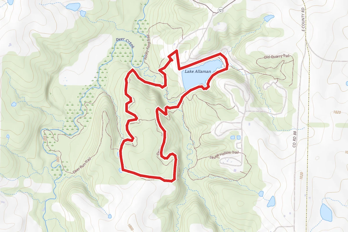 Wallace State Park Campground Trail