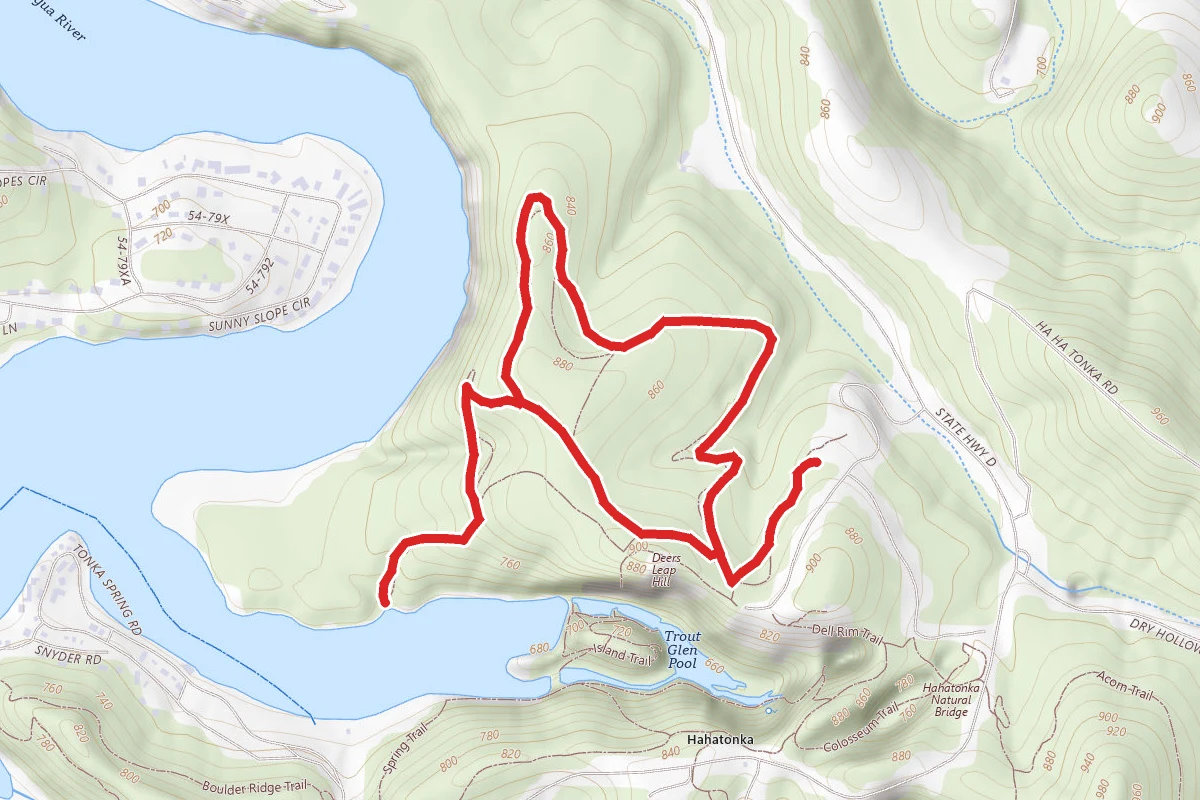 Tonka Quarry Trail Green Loop