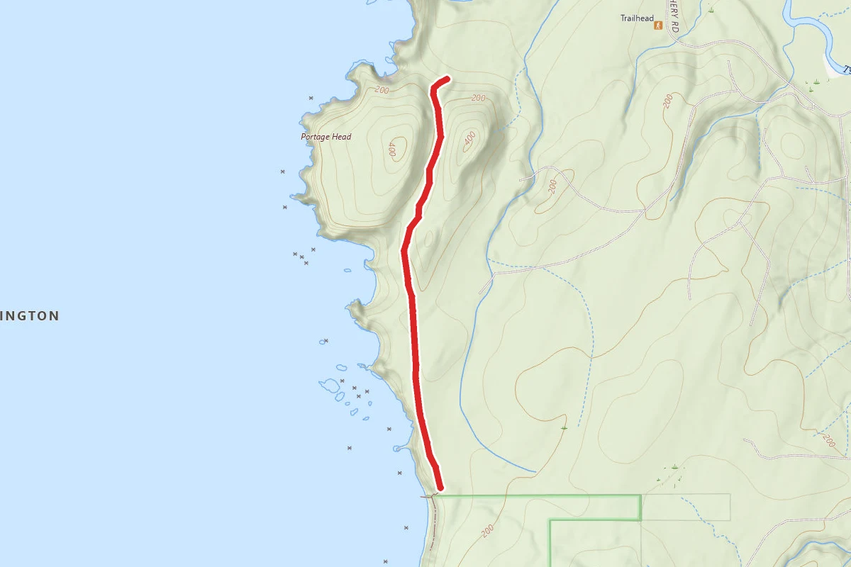 Shi Shi Beach Road