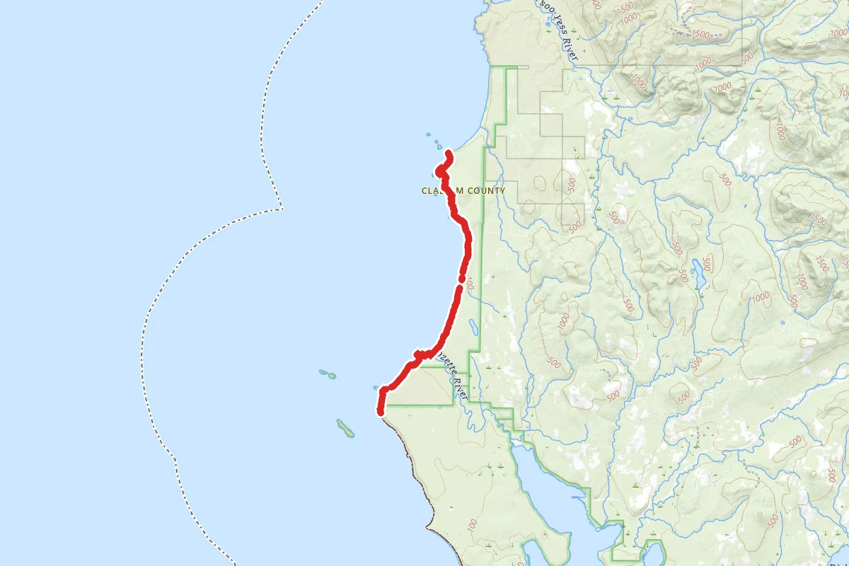 Shi Shi to Ozette River Beach Travelway