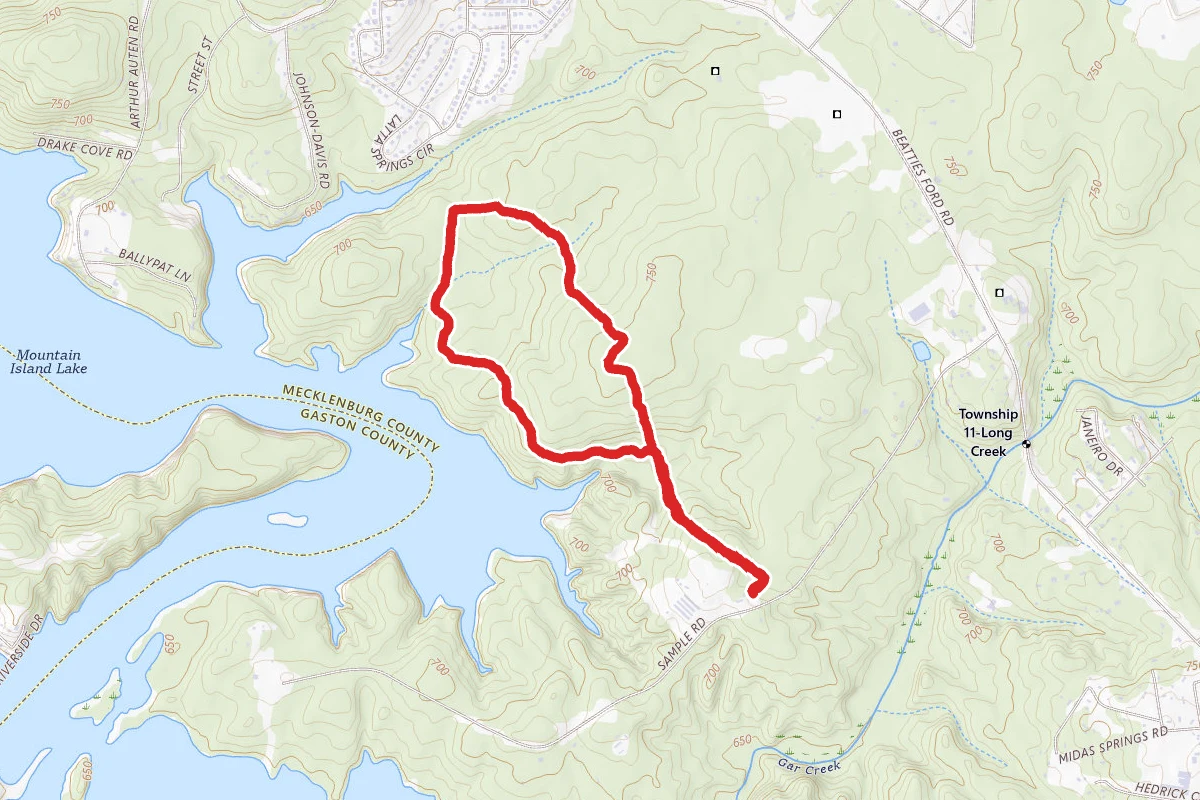 Hill to Cove to Split Rock Loop