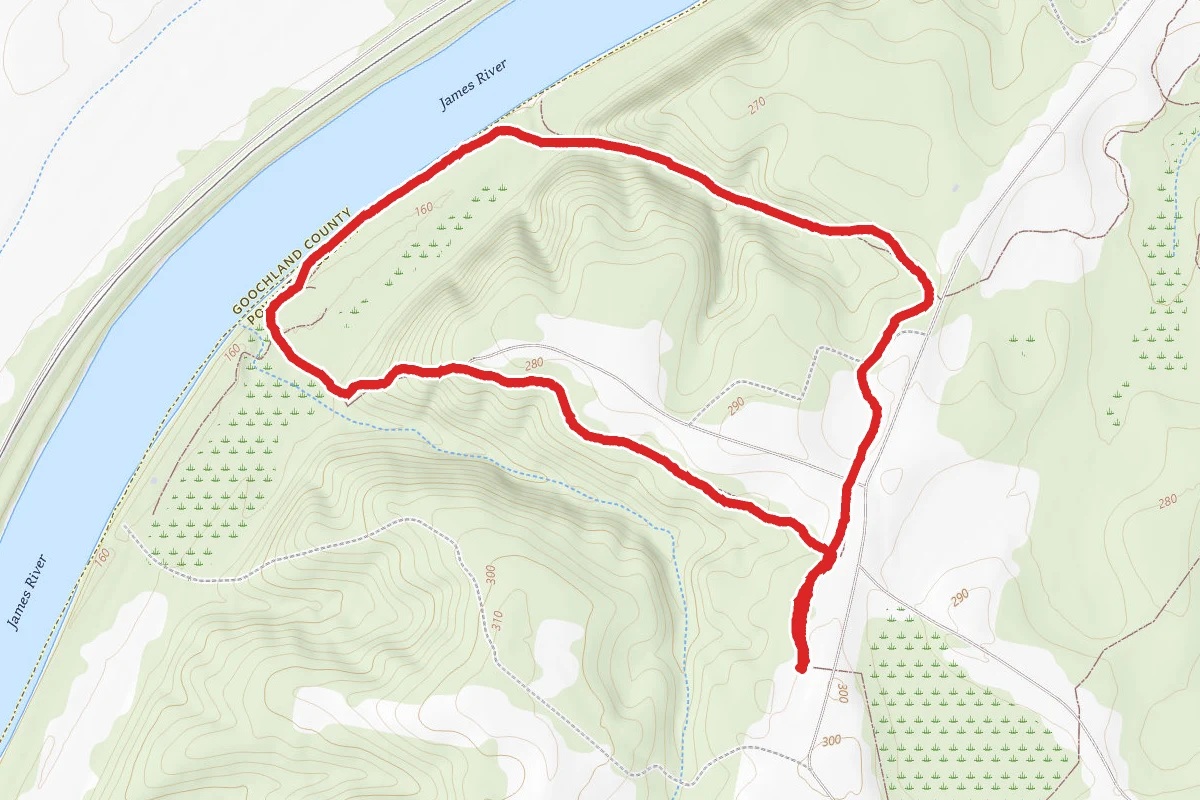 Turkey, River, and Gold Dust Trails Loop
