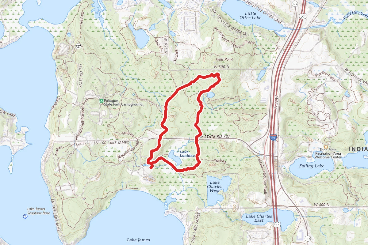 Pokagon State Park Trail 3