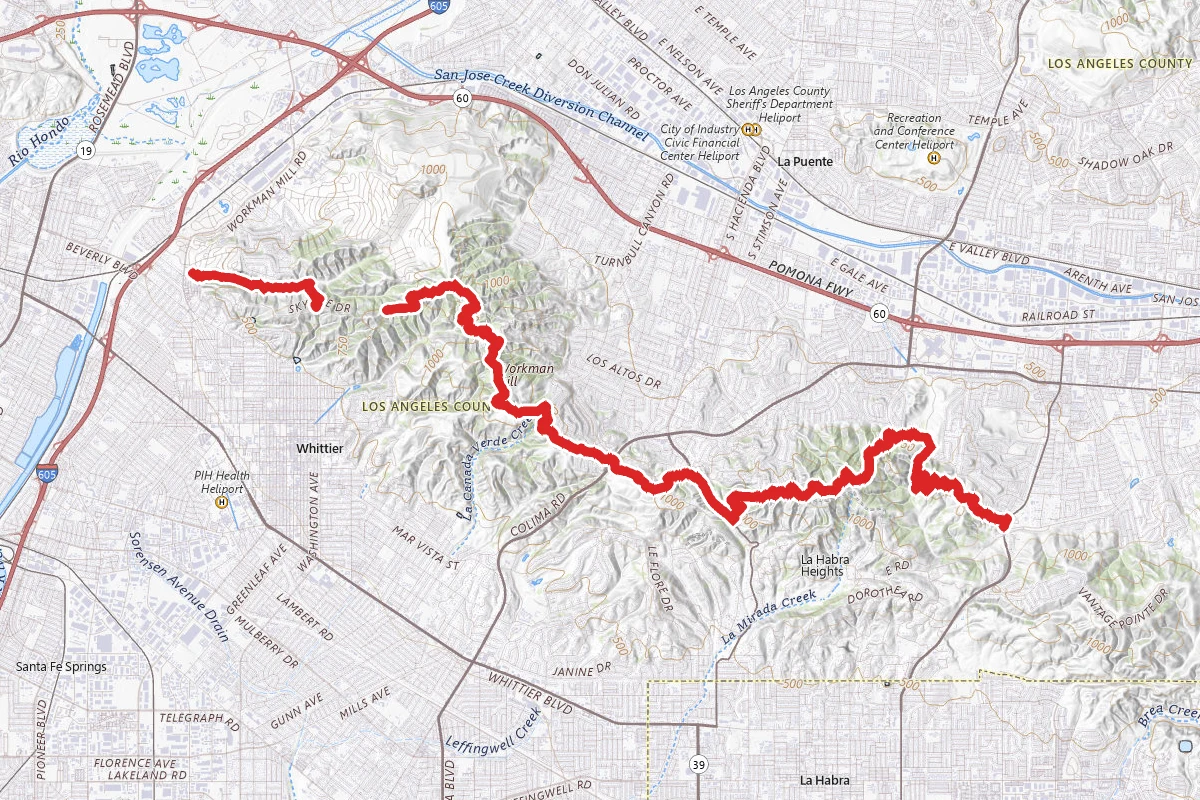 Schabarum and Skyline Trail