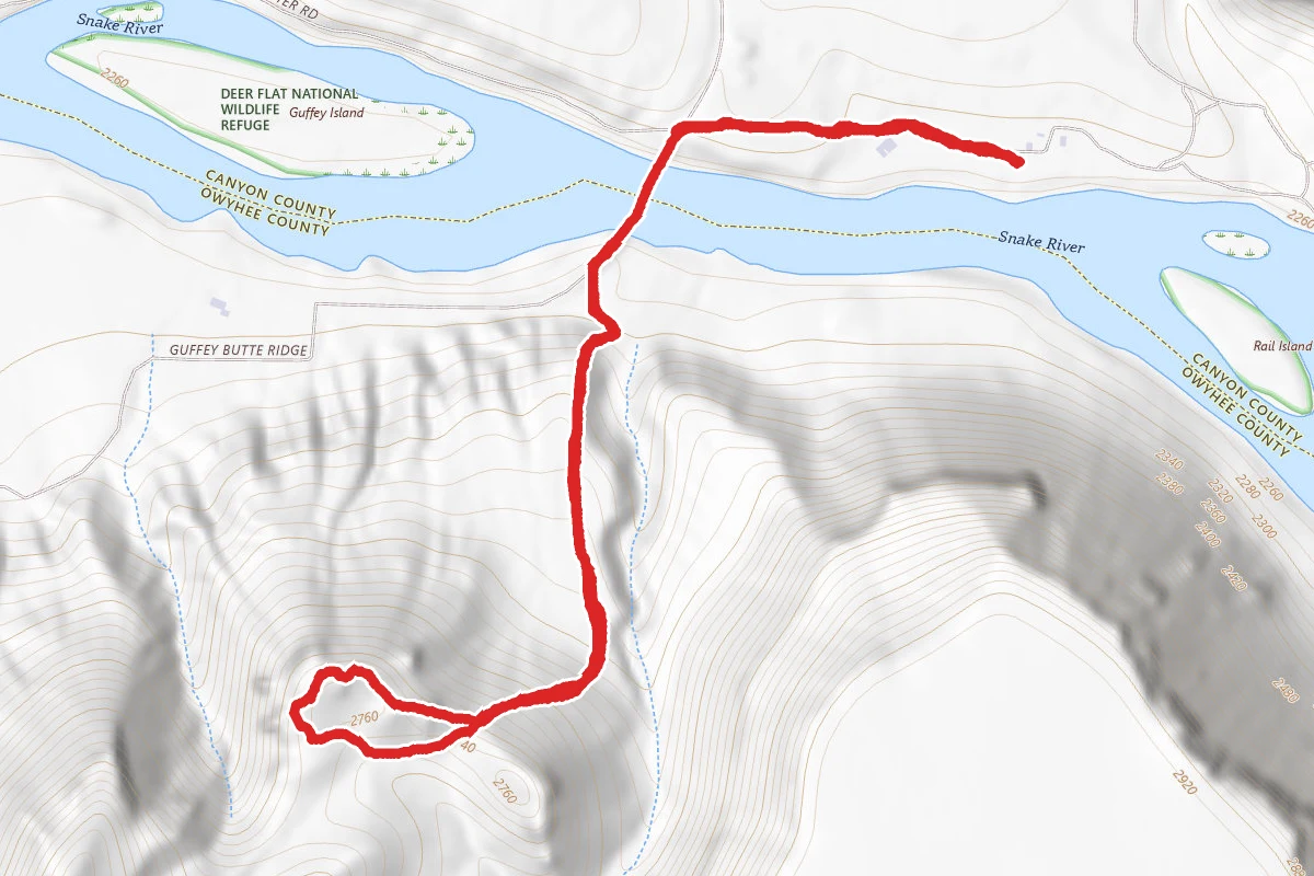 Guffey Butte Trail