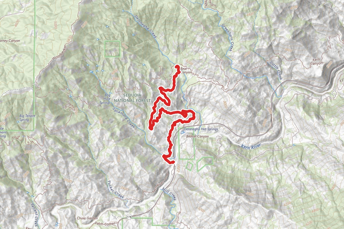 Kern Canyon Trail