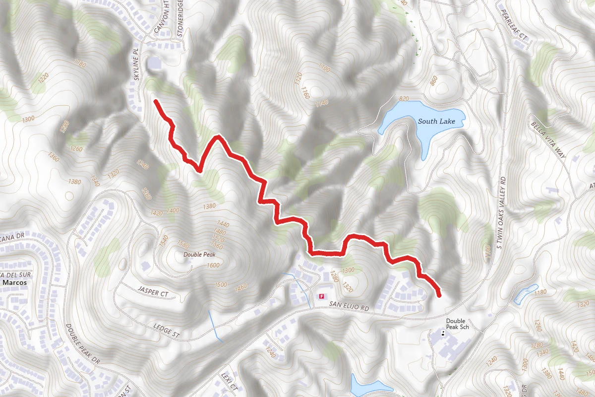 Lakeview Trail from Ridgeline Trailhead