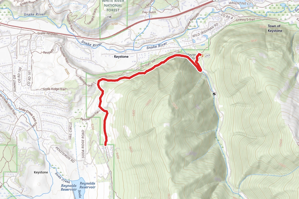 Soda Ridge and Aqueduct Trails