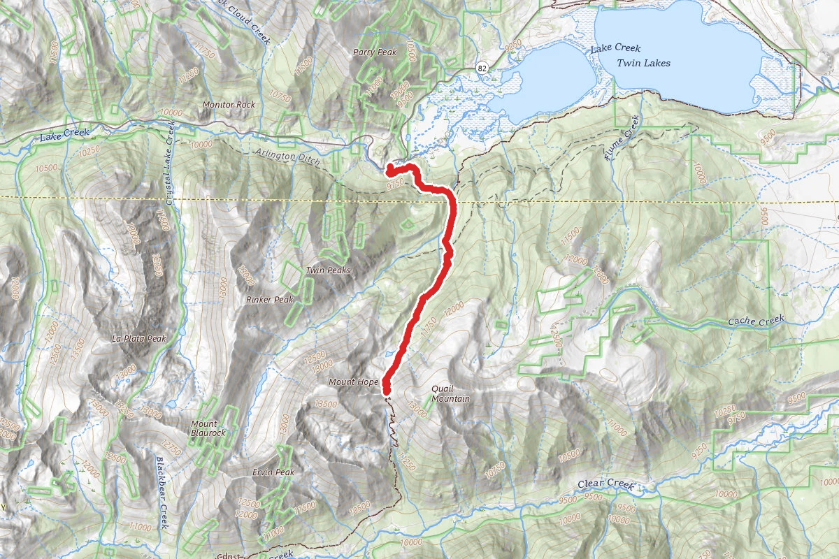 Hope Pass via Willis Gulch Trail