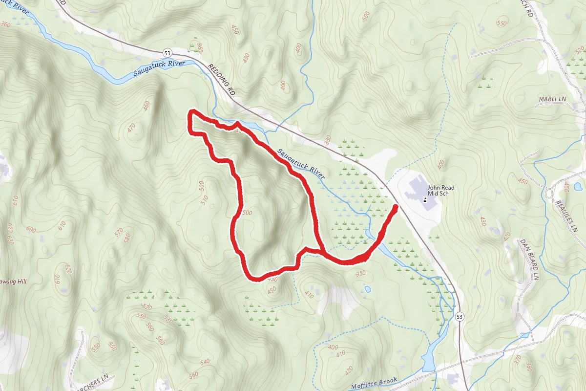 Falls Trail to Knapp Way Loop
