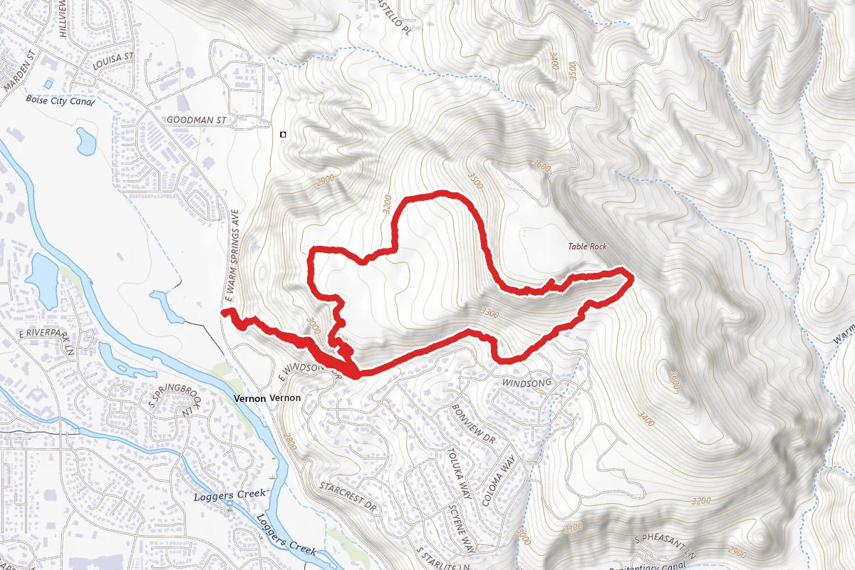 Table Rock Trail and Quarry Loop