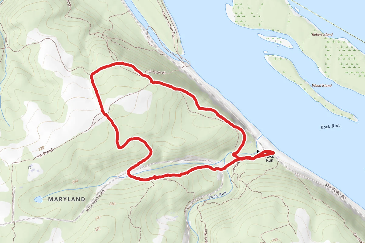 Susquehanna Ridge Trail Large Loop