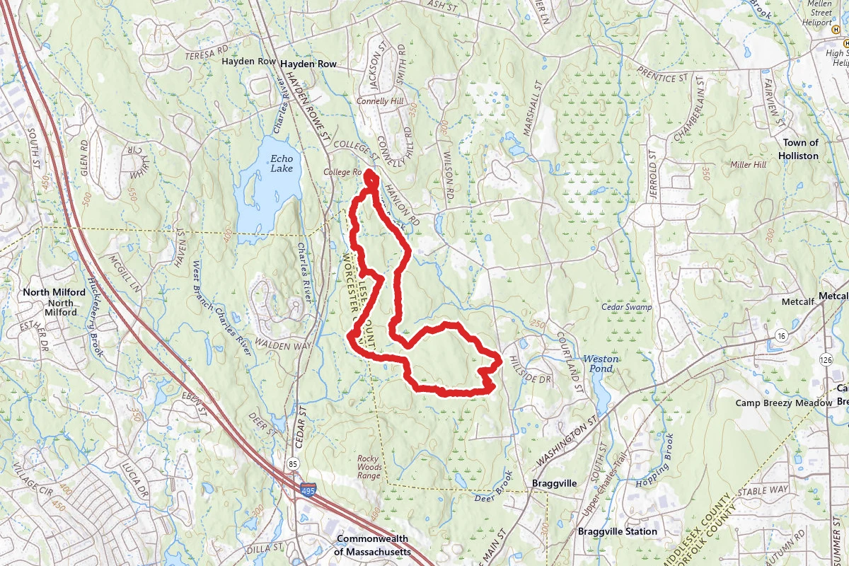 New, Top Down and Long Run Trail Loop
