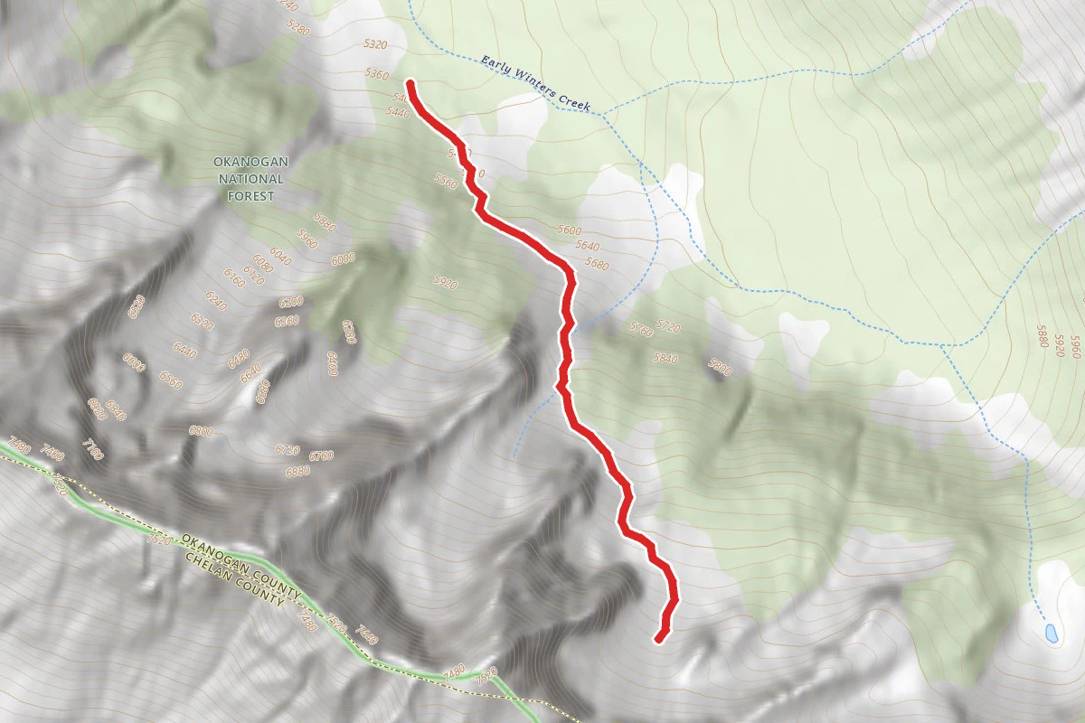 Pica Peak Climbers Path