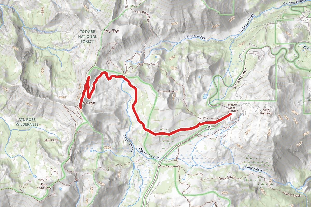 Relay Peak Trail