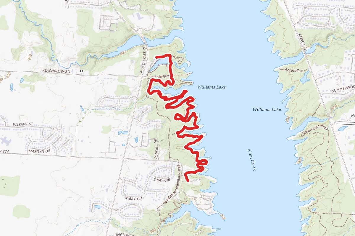 Park Office and Hollenback Trail