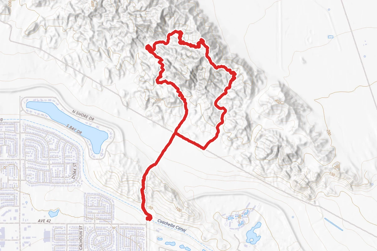 East Indio Hills Badlands
