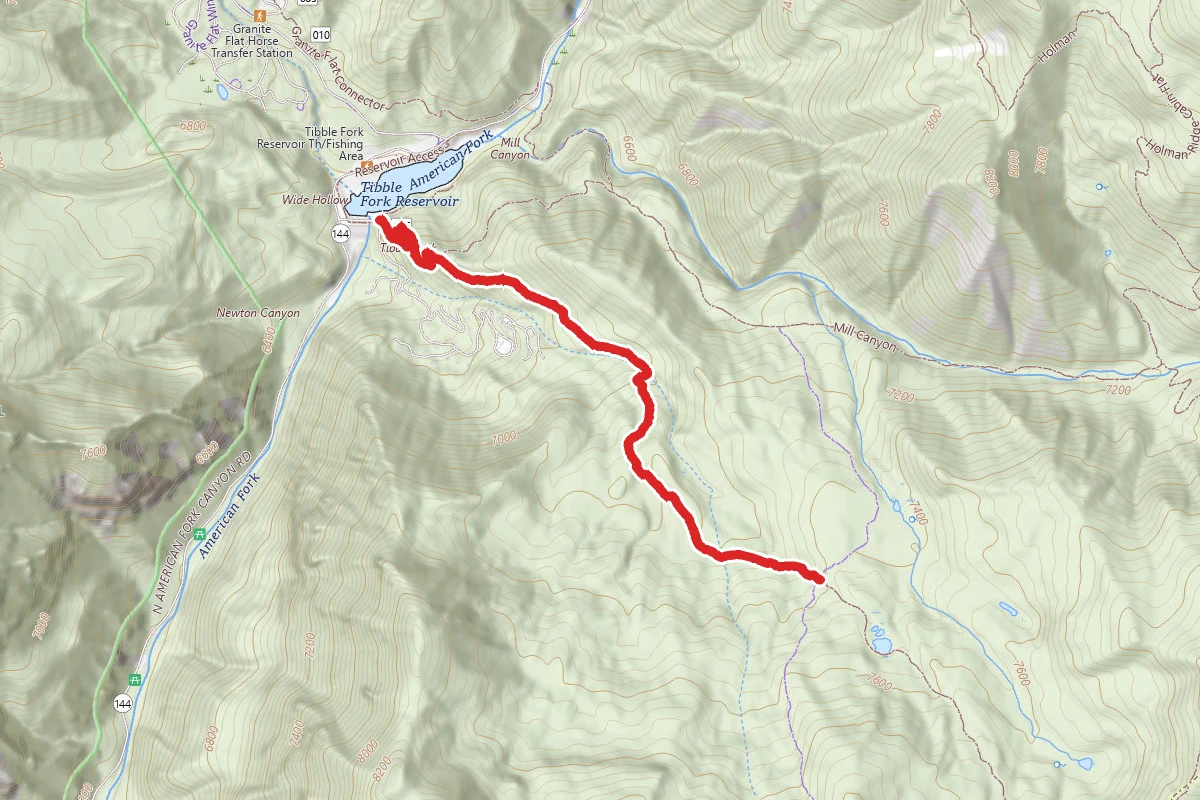 Tibble Fork Trail