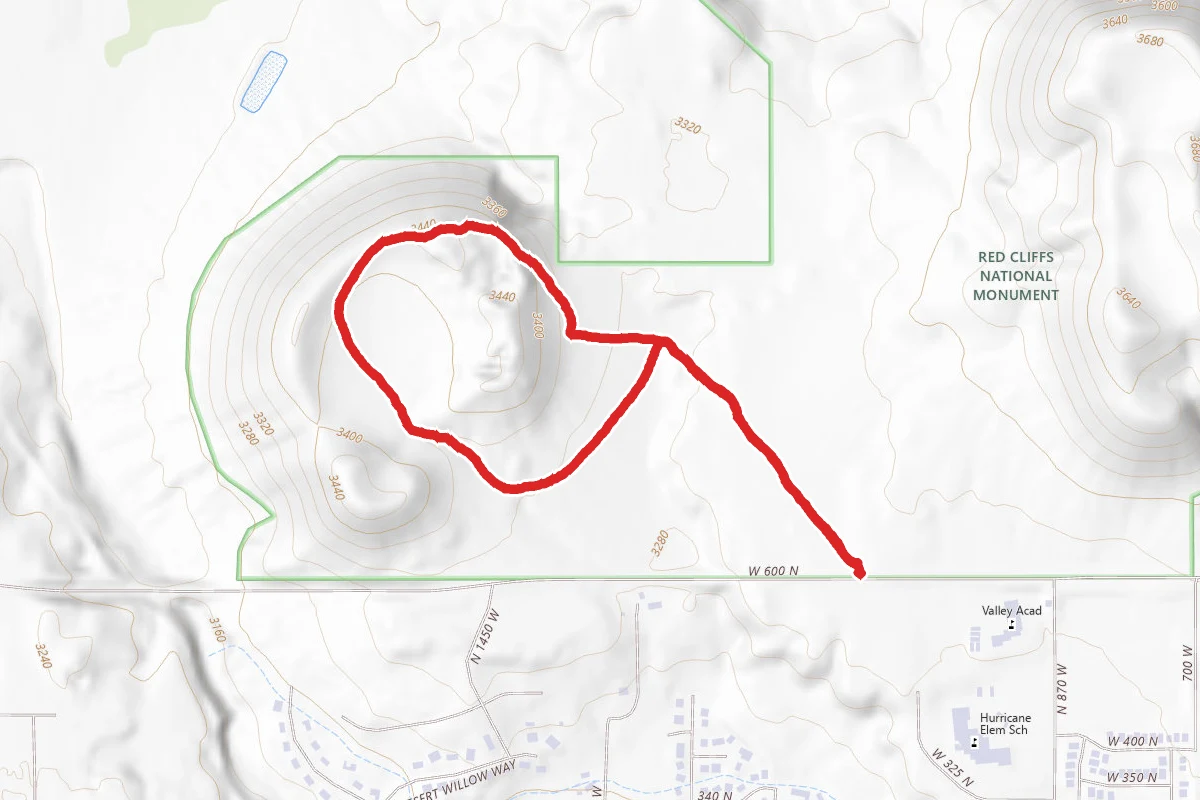 West Cinder Knoll Trail