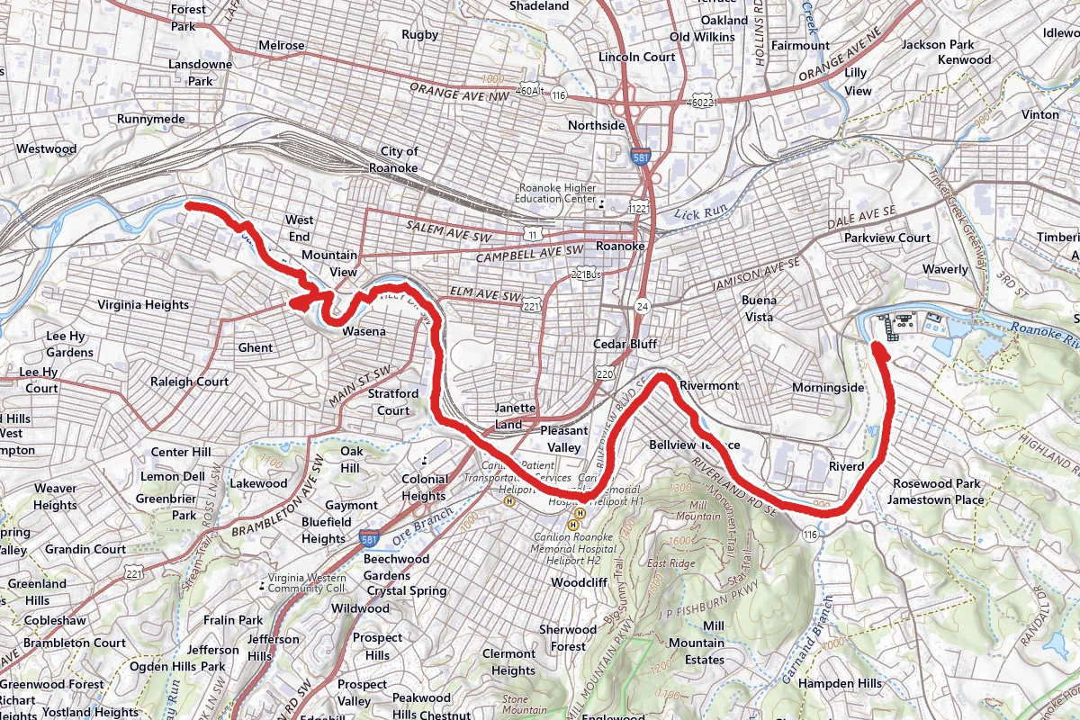 Roanoke River Greenway Trail
