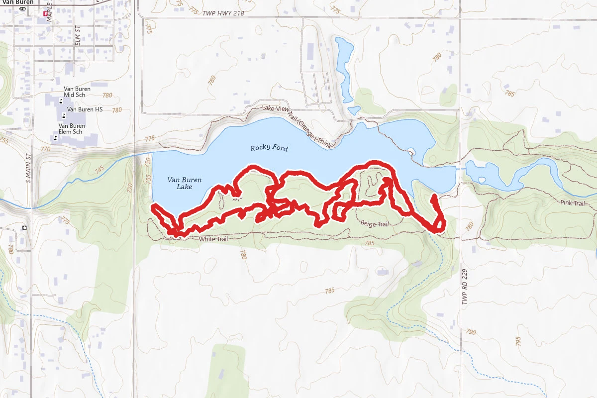 Van Buren Lake Trail