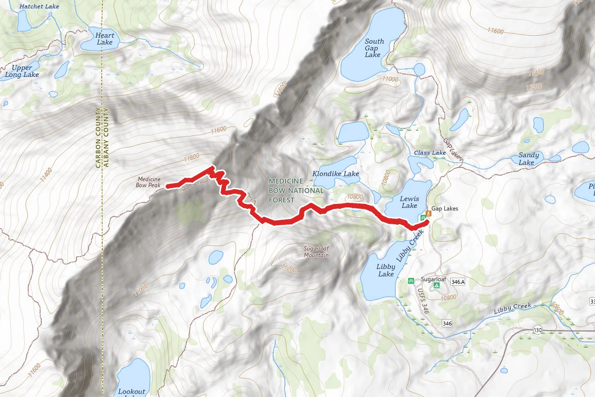 Medicine Bow Peak Trail