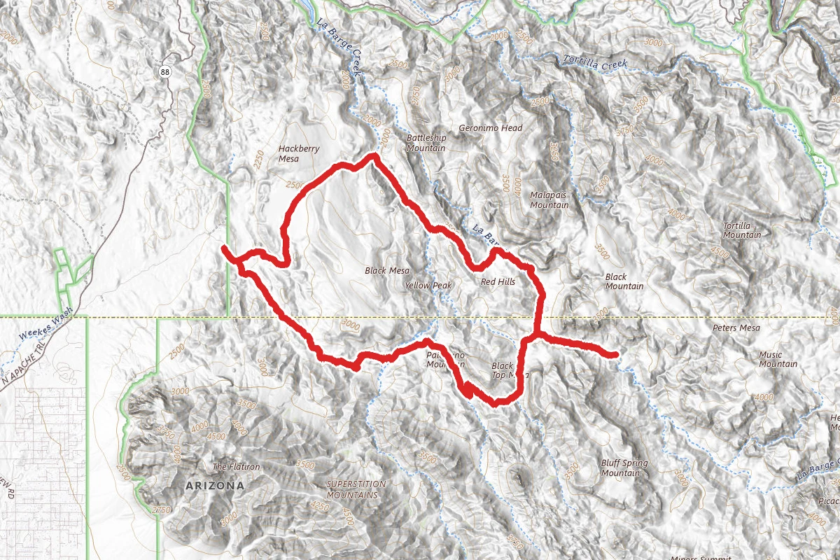 Dutchman Trail #104 and Cavalry Trail #239 Loop