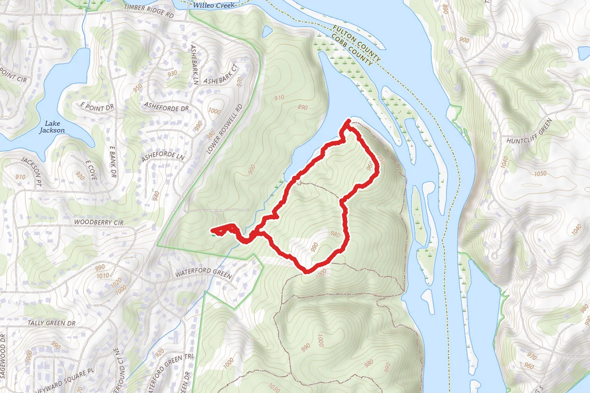 Morgan Falls Reservoir Loop