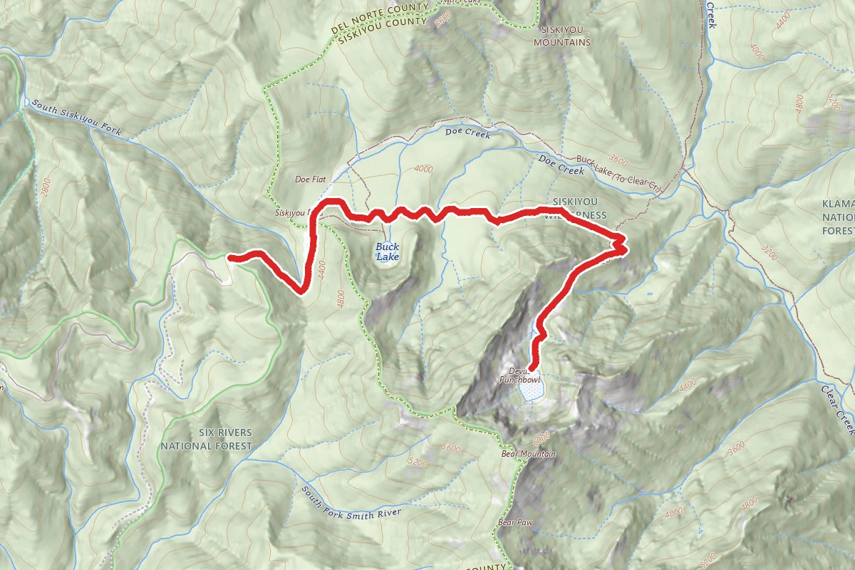 Devil's Punchbowl Trail