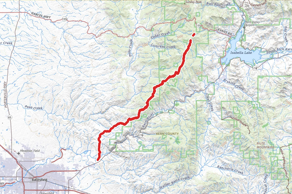Rancheria OHV Road