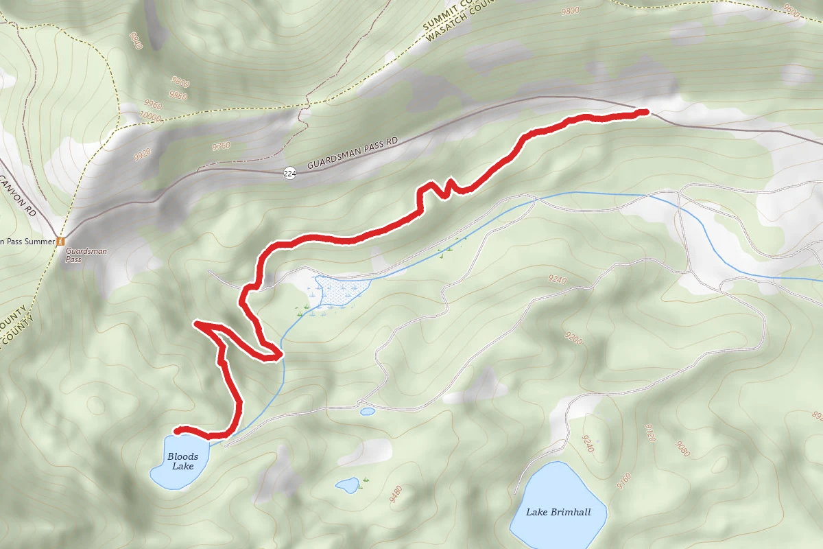 Bloods Lake Trail