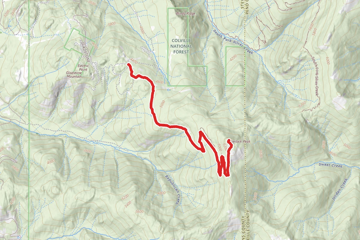 Sherlock Peak Trail #139