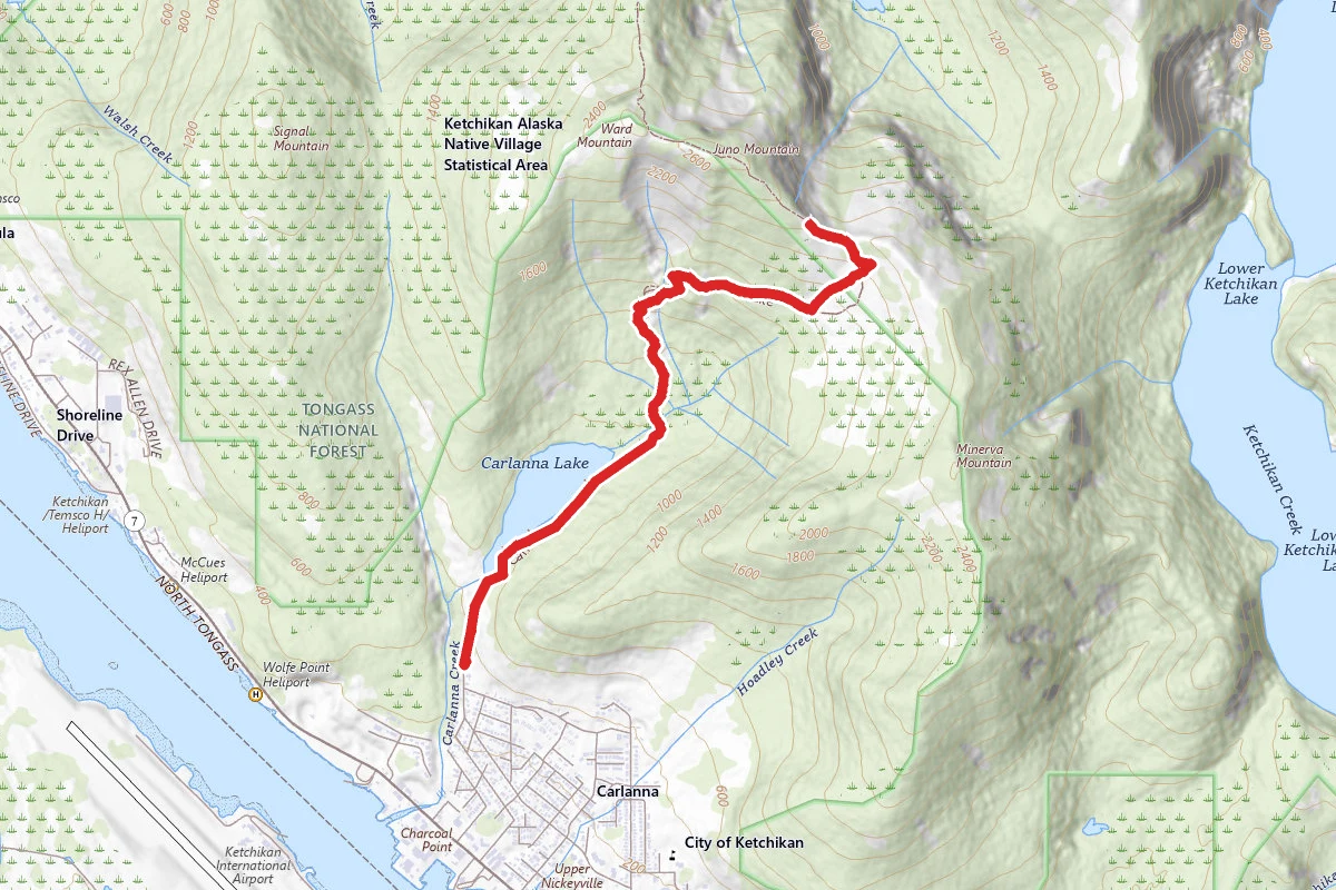 Carlanna Lake Trail